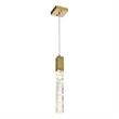 Elegant Lighting Aurora 5 Inch Pendant In Satin Gold