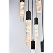 Elegant Lighting Aurora 26 Inch Pendant In Black