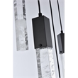 Elegant Lighting Aurora 26 Inch Pendant In Black