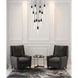 Elegant Lighting Aurora 26 Inch Pendant In Black