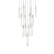 Elegant Lighting Aurora 26 Inch Pendant In Chrome