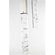 Elegant Lighting Aurora 26 Inch Pendant In Chrome