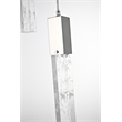 Elegant Lighting Aurora 26 Inch Pendant In Chrome