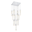 Elegant Lighting Aurora 26 Inch Pendant In Chrome