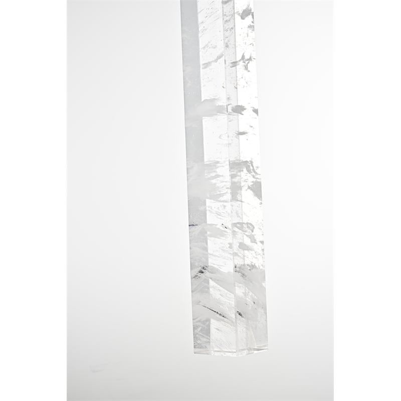 Elegant Lighting Aurora 36 Inch Chandelier In Chrome