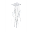 Elegant Lighting Aurora 36 Inch Chandelier In Chrome