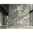 Elegant Lighting Aurora 36 Inch Chandelier In Satin Gold