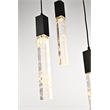 Elegant Lighting Aurora 42 Inch Chandelier In Black