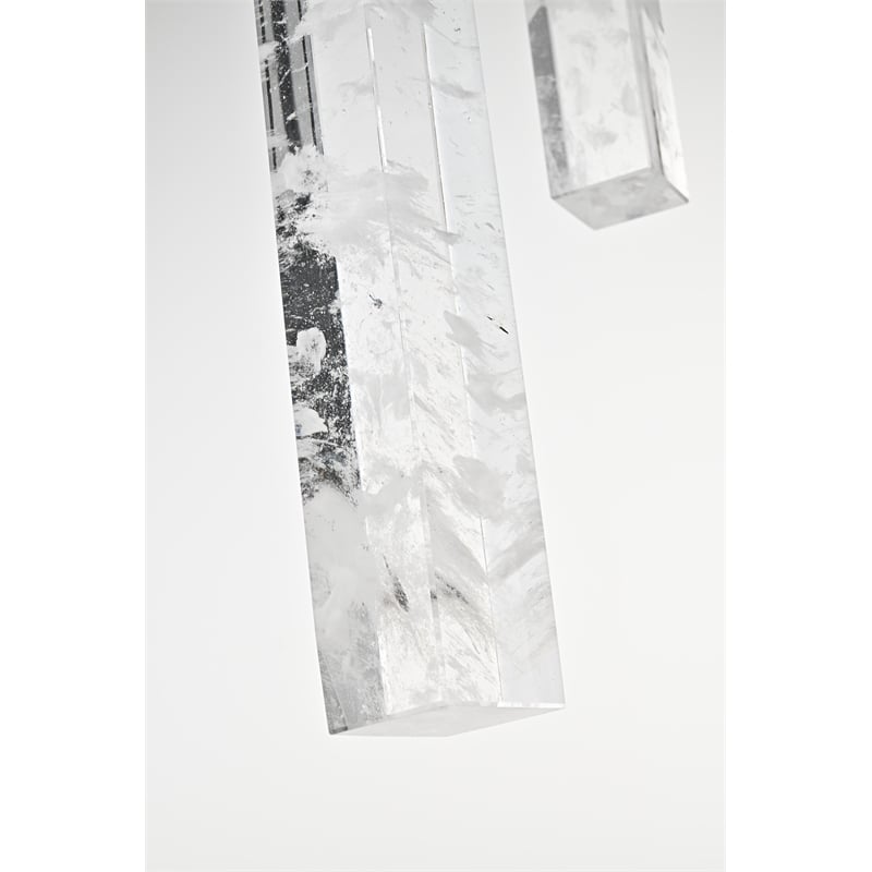 Elegant Lighting Aurora 42 Inch Chandelier In Black