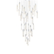 Elegant Lighting Aurora 42 Inch Chandelier In Chrome