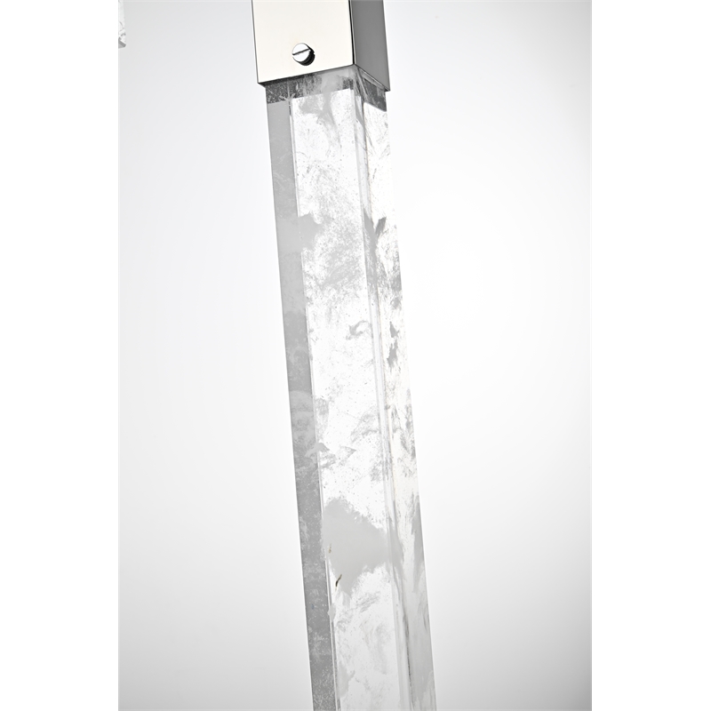 Elegant Lighting Aurora 42 Inch Chandelier In Chrome