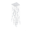 Elegant Lighting Aurora 42 Inch Chandelier In Chrome