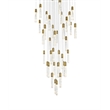 Elegant Lighting Aurora 42 Inch Chandelier In Satin Gold