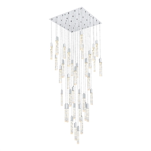 elegant lighting aurora 42 inch chandelier in satin gold