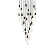 Elegant Lighting Aurora 42 Inch Chandelier In Black