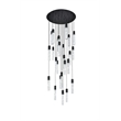 Elegant Lighting Aurora 42 Inch Chandelier In Black