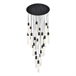 Elegant Lighting Aurora 42 Inch Chandelier In Black