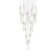 Elegant Lighting Aurora 42 Inch Chandelier In Chrome