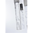 Elegant Lighting Aurora 42 Inch Chandelier In Chrome