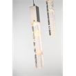 Elegant Lighting Aurora 42 Inch Chandelier In Chrome