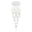 Elegant Lighting Aurora 42 Inch Chandelier In Chrome