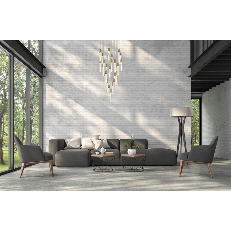 Elegant Lighting Aurora 42 Inch Chandelier In Satin Gold