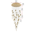 Elegant Lighting Aurora 42 Inch Chandelier In Satin Gold