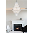 Elegant Lighting Emilia 36 Inch Chandelier In Chrome