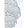 Elegant Lighting Emilia 36 Inch Chandelier In Chrome