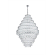 Elegant Lighting Emilia 36 Inch Chandelier In Chrome