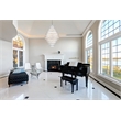 Elegant Lighting Emilia 36 Inch Chandelier In Chrome