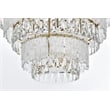 Elegant Lighting Emilia 36 Inch Chandelier In Satin Gold