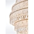 Elegant Lighting Emilia 36 Inch Chandelier In Satin Gold