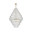 Elegant Lighting Emilia 36 Inch Chandelier In Satin Gold