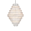 Elegant Lighting Emilia 42 Inch Chandelier In Chrome
