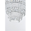 Elegant Lighting Emilia 42 Inch Chandelier In Chrome
