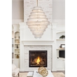 Elegant Lighting Emilia 42 Inch Chandelier In Satin Gold