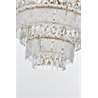 Elegant Lighting Emilia 42 Inch Chandelier In Satin Gold