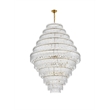 Elegant Lighting Emilia 42 Inch Chandelier In Satin Gold