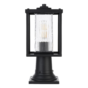 Elegant Lighting Dover 7&quot Outdoor Pendant In Black