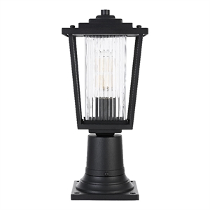 Elegant Lighting York 7&quot Outdoor Pendant In Black
