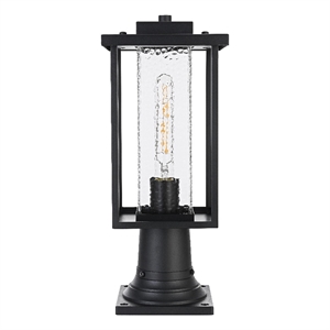Elegant Lighting Philip 7&quot Outdoor Pendant In Black