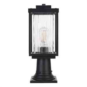 Elegant Lighting Ludlow 7&quot Outdoor Pendant In Black
