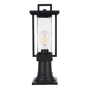 Elegant Lighting Tilton 7&quot Outdoor Pendant In Black