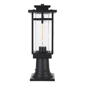 Elegant Lighting Cambria 7&quot Outdoor Pendant In Black