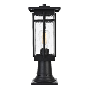 Elegant Lighting Livingston 7&quot Outdoor Pendant In Black