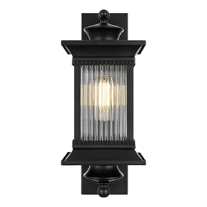 Elegant Lighting Collins 7&quot Outdoor Pendant In Black