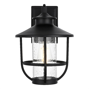 Elegant Lighting Tilton 7&quot Outdoor Pendant In Black