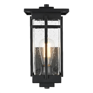 Elegant Lighting Livingston 7&quot Outdoor Pendant In Black