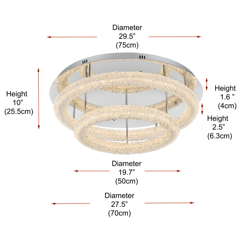 Elegant Lighting Bowen 29.5